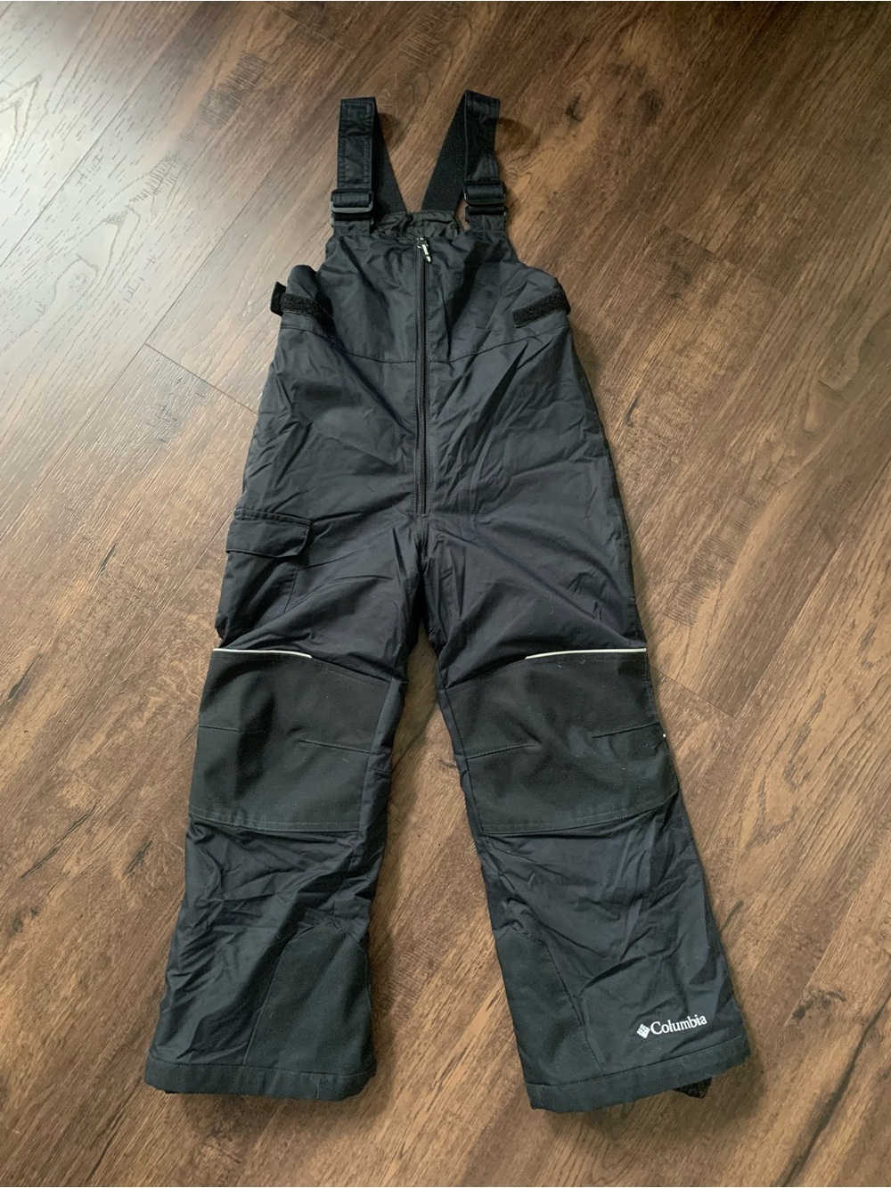 Columbia Kids Black Insulated Snow Bibs